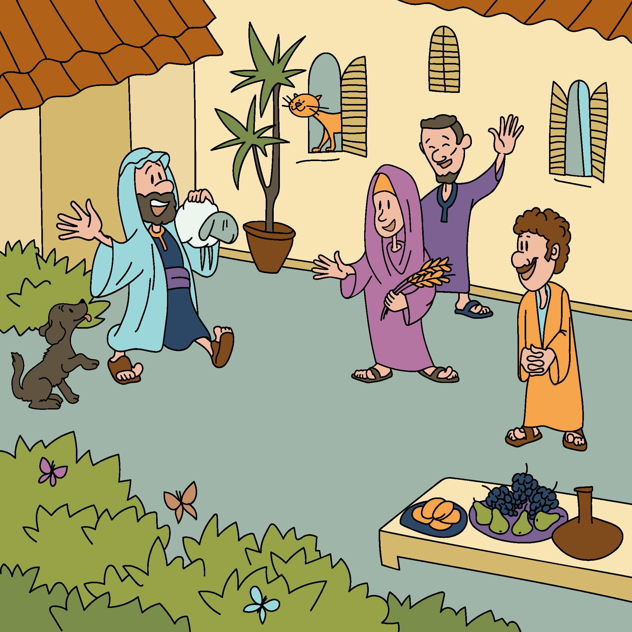 Jesus: The Good Shepherd finds lost sheep