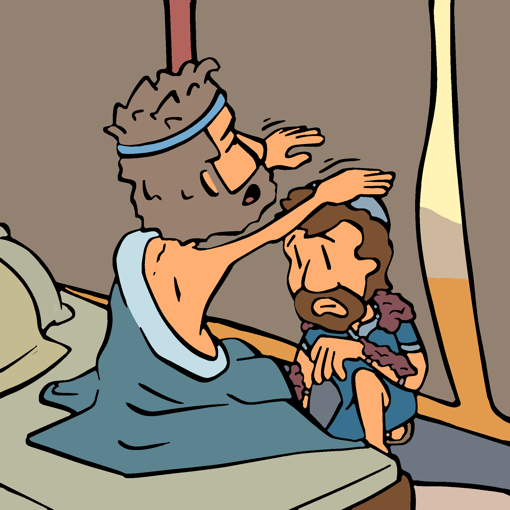 Isaac blesses Jacob