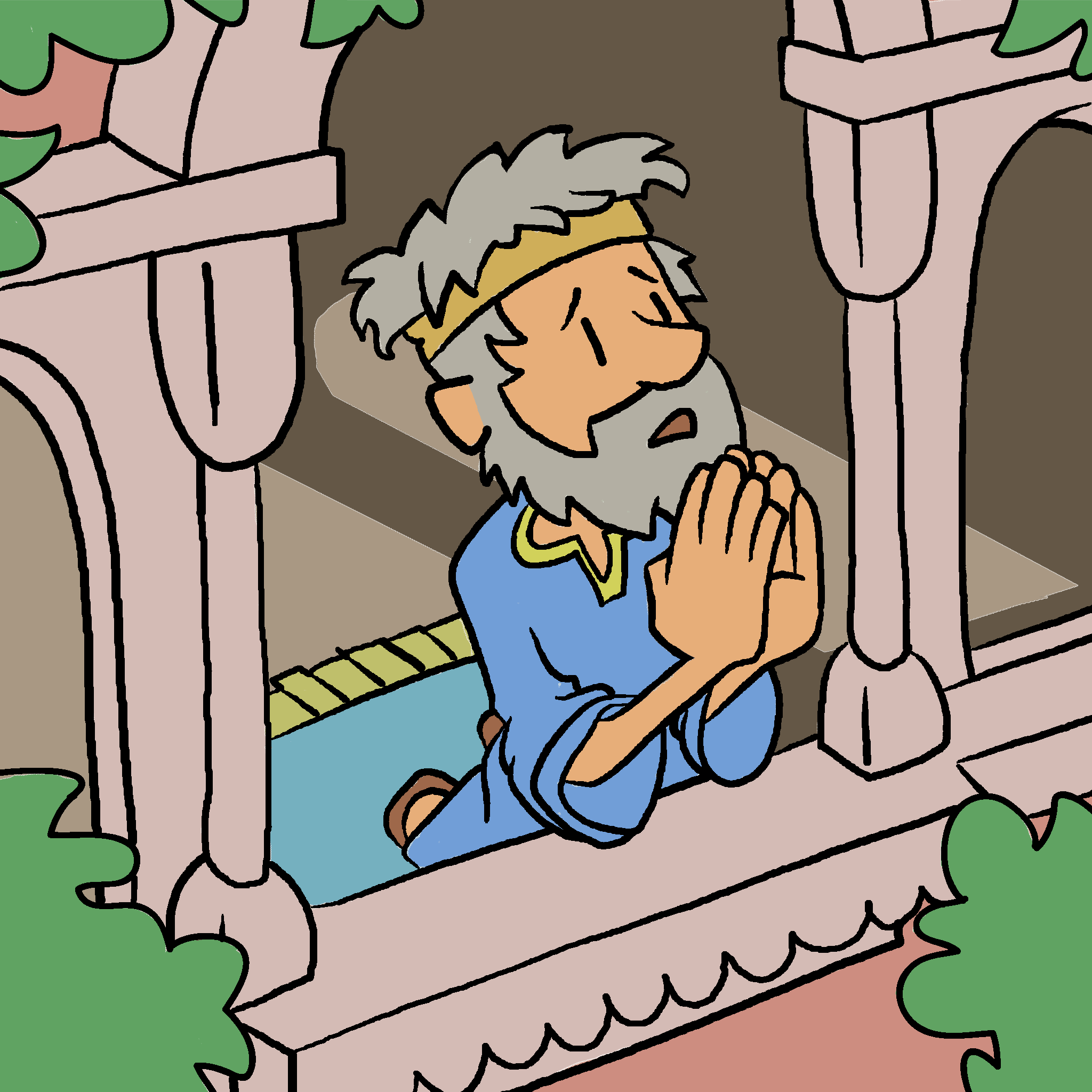 Daniel Prays by the Open Window