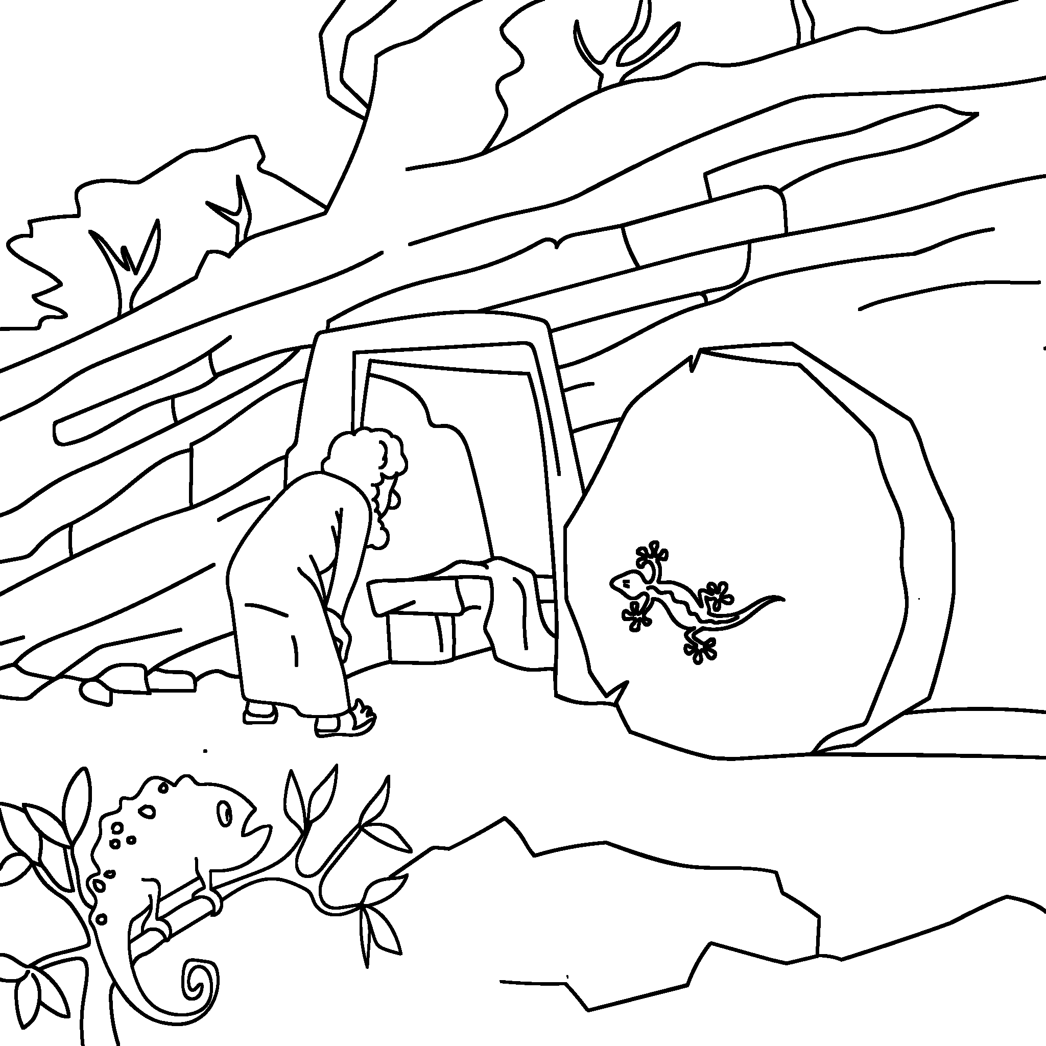 The Cross and Easter Story Coloring Pages (Free PDF Printables)