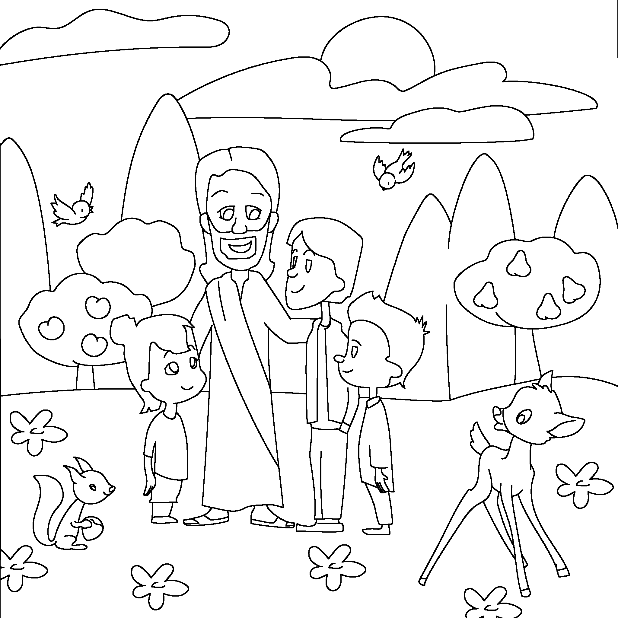 Jesus loves all the children.