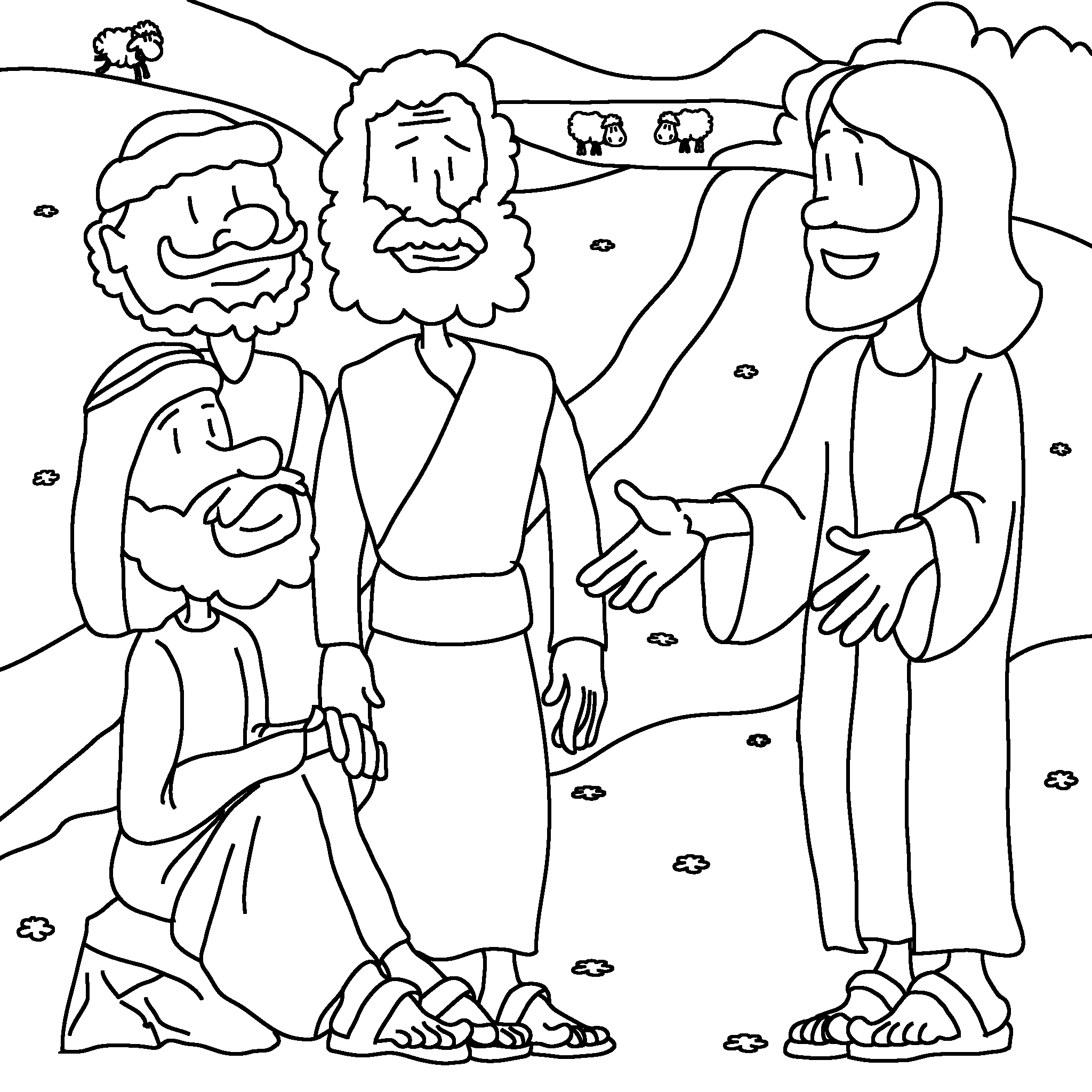 Jesus teaches the parable of the sower.