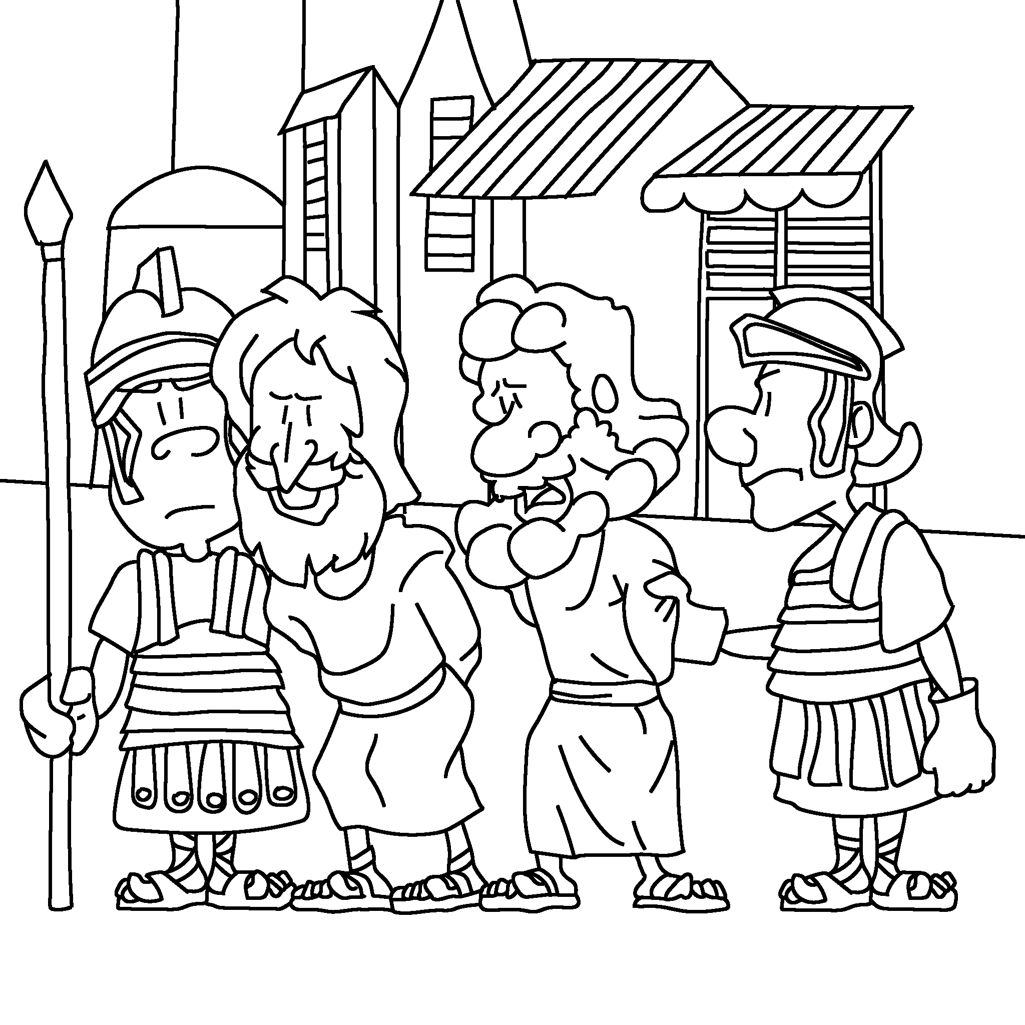 Peter and John are arrested