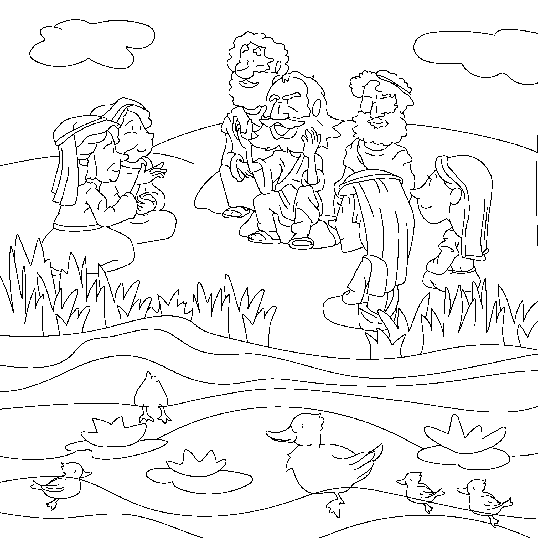 The Apostles and Early Church Stories Coloring Pages (Free PDF Printables)