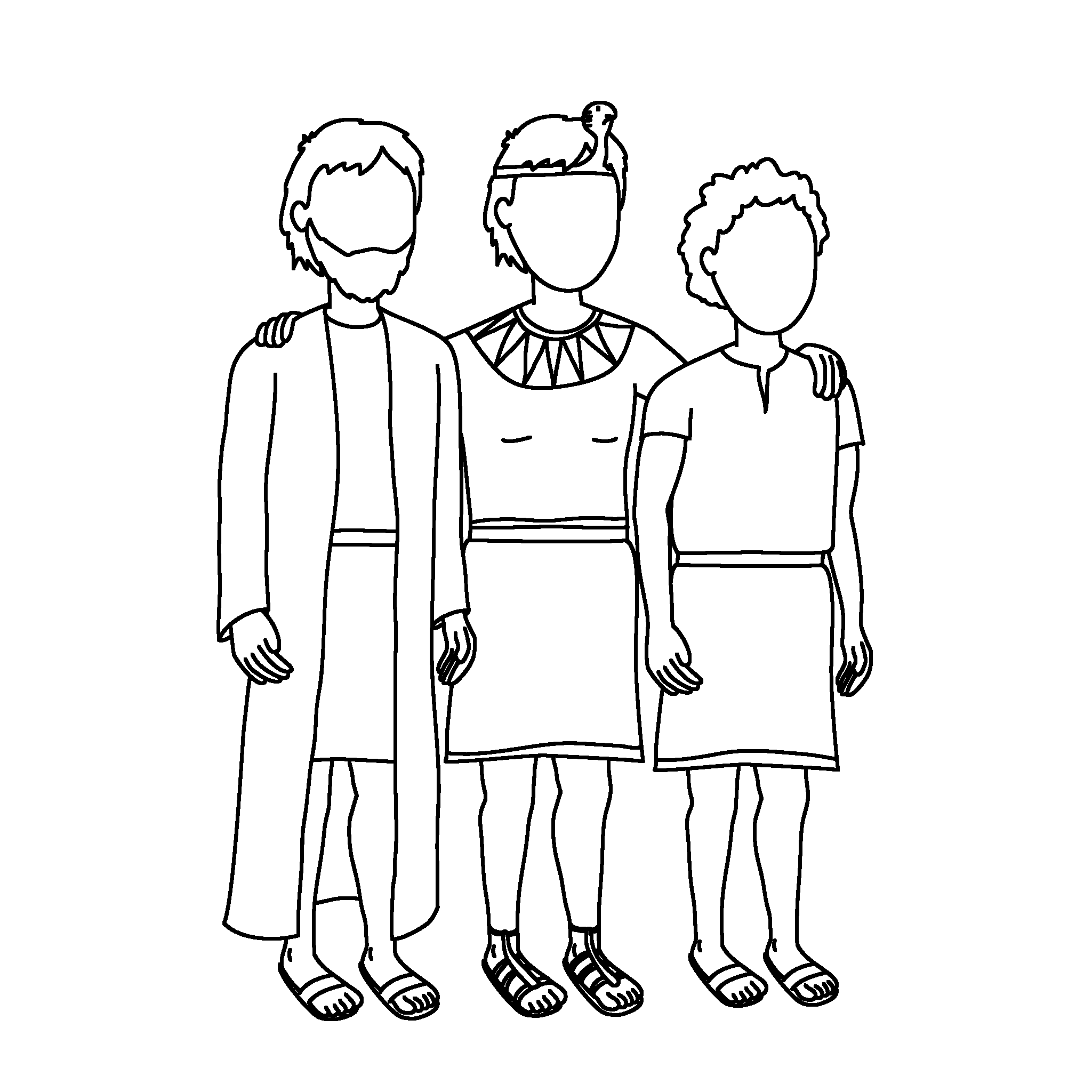 Joseph reunites with Jacob and Benjamin
