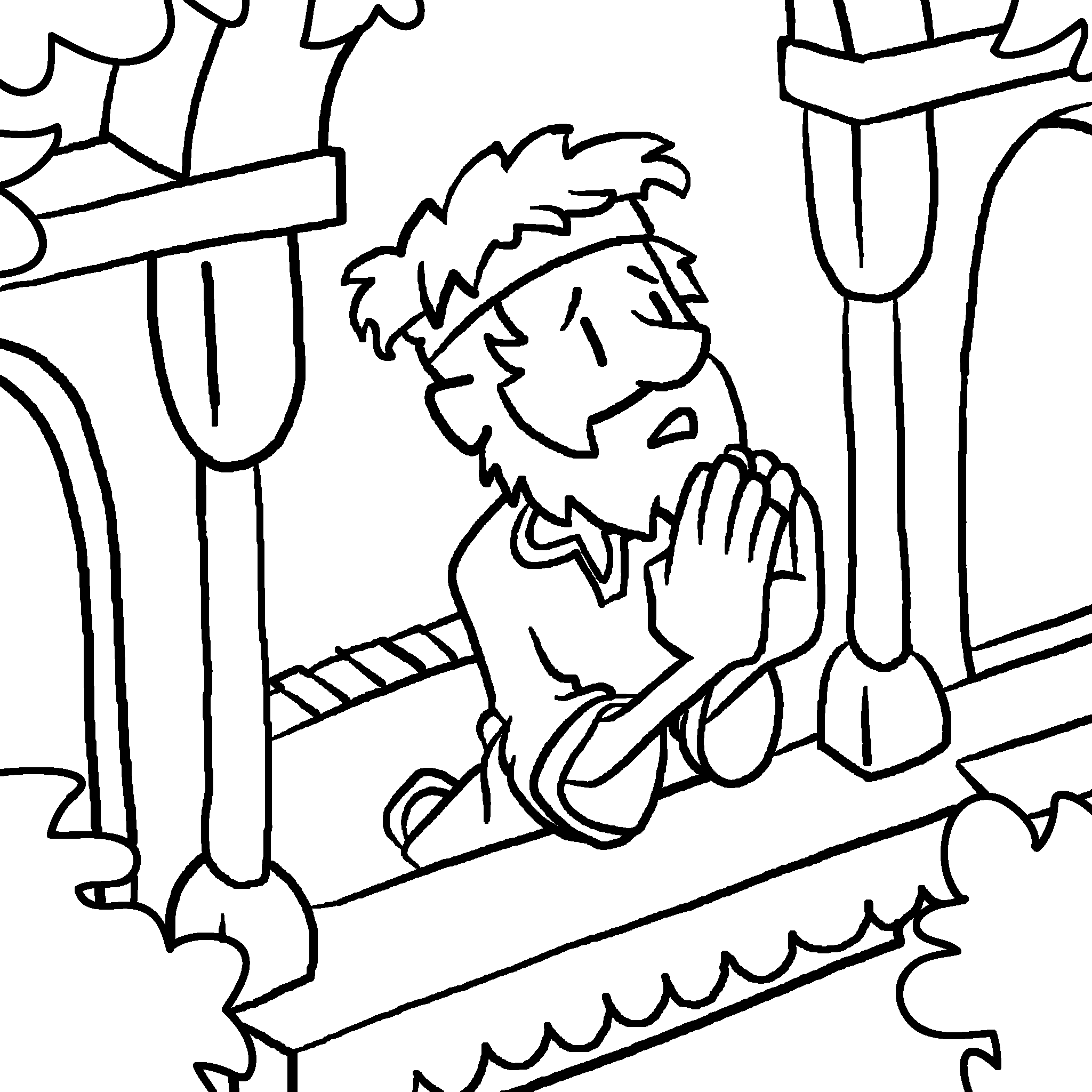 Daniel Prays by the Open Window